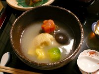 ベジタリアン仕様にこしらえてくれた野菜の炊き合わせ