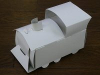 ペーパークラフトの汽車