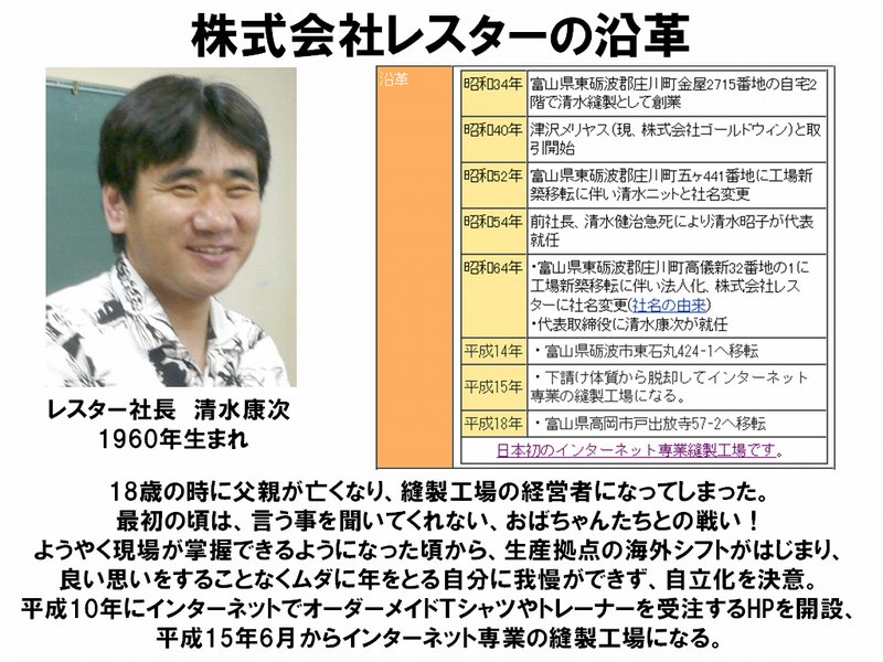 株式会社レスターのビジネスモデル