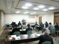 北潟湖畔荘にてエルパ青年会「顧客の併買行動の分析」セミナ