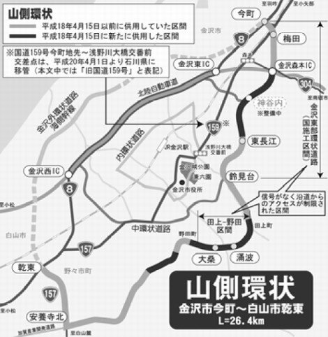 山側環状道路