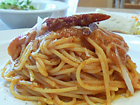 トマトパスタのアラビアータ（前菜、サラダ、スープ、パン付き）
