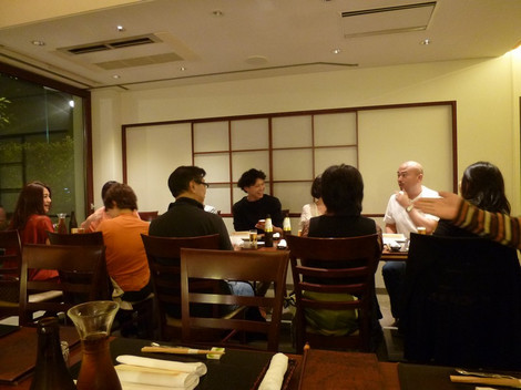 神通町田村で懇親会