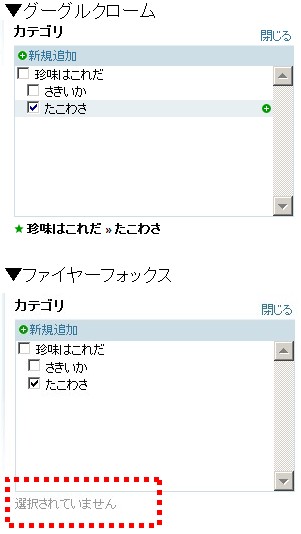 Mt4でのカテゴリ選択