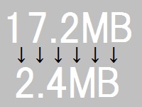 パワーポイントのファイルサイズを小さくする