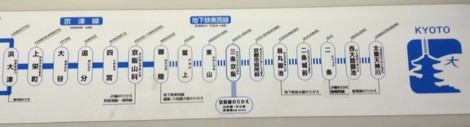 浜大津から京都中心部まで乗り換えなし１本でアクセスできる