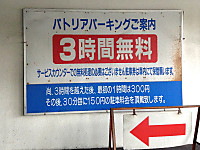 七尾駅前パトリアの駐車場は３時間無料