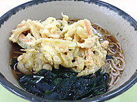 かき揚げ蕎麦(蕎麦350円+トッピング50円) かき揚げ蕎麦(蕎麦350円+トッピング50円)