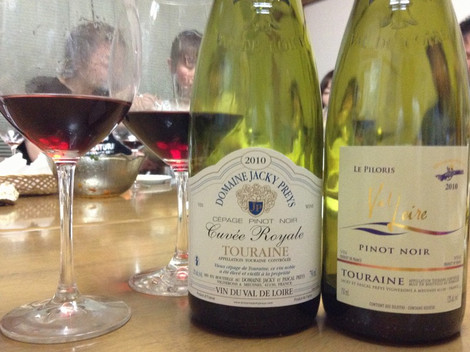 トゥレーヌのピノワール赤ワイン