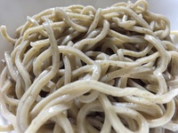 カガセイフンの蕎麦粉で打った年越しそば