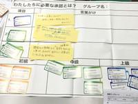 承認カードを使ったワーク