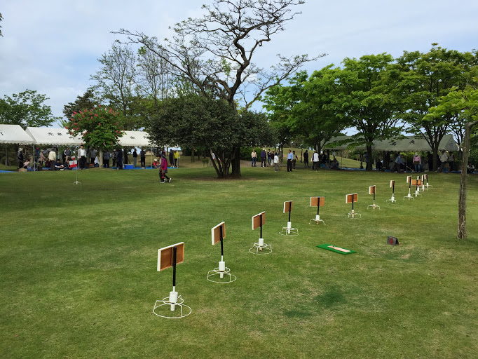 開会式前の木津公園