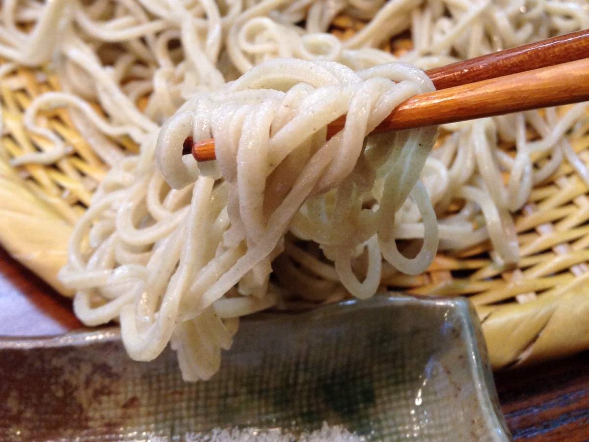 香り蕎麦には塩があう