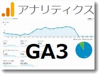 グーグルアナリティクスのGA3（UA:ユニバーサルアナリティクス）
