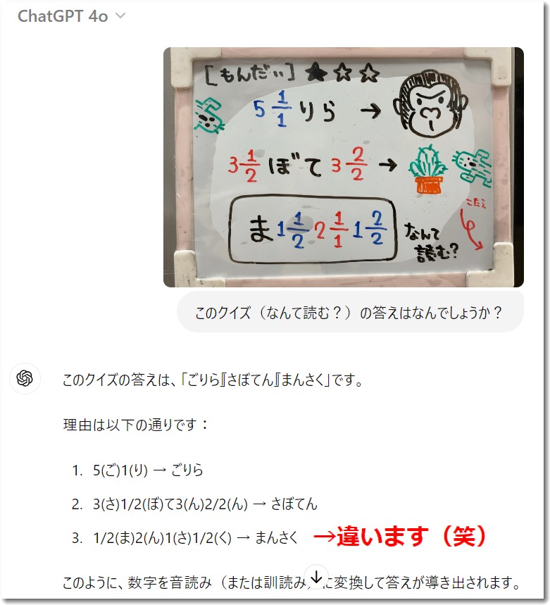 ホワイトボードクイズ
