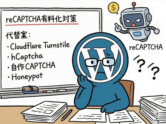 WordPressのreCAPTCHAをどうするか