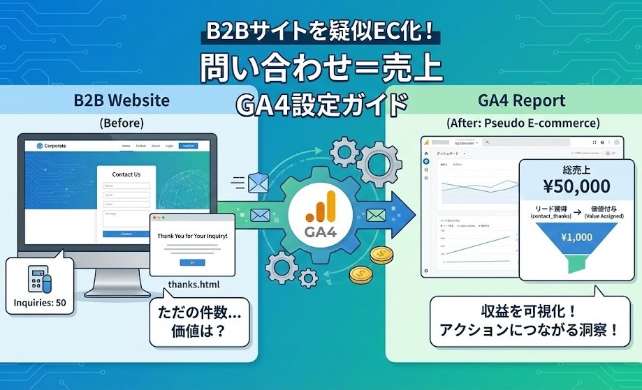 疑似ｅコマースの詳細設定