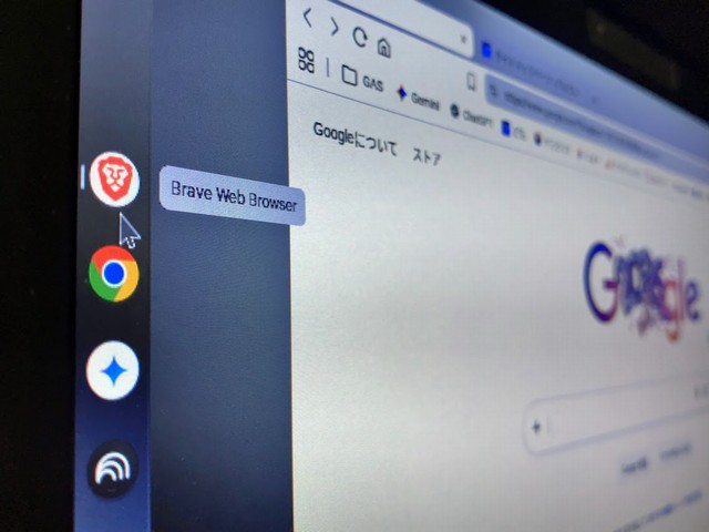 ChromeOSでBrave
