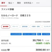 たわらノーロード日経225