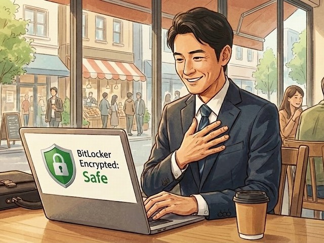 ノートPCのSSDを暗号化する