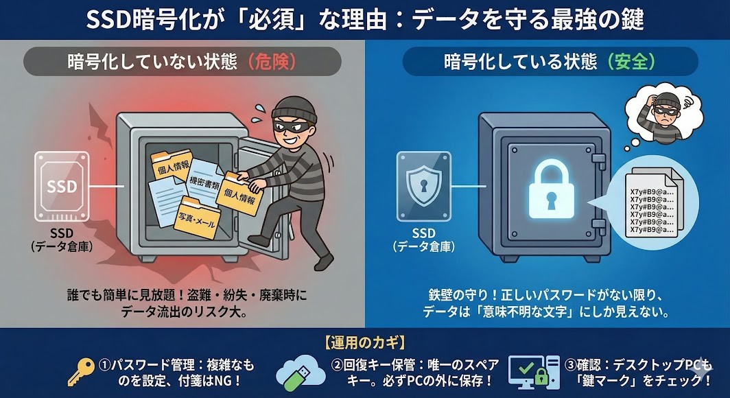 Windows 11標準の「BitLocker」