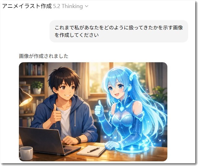 ChatGPTで生成した画像「これまでの扱い」