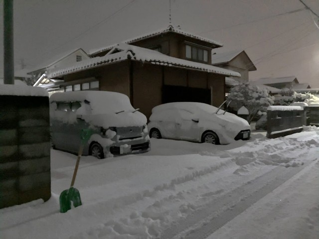 積雪２０センチ