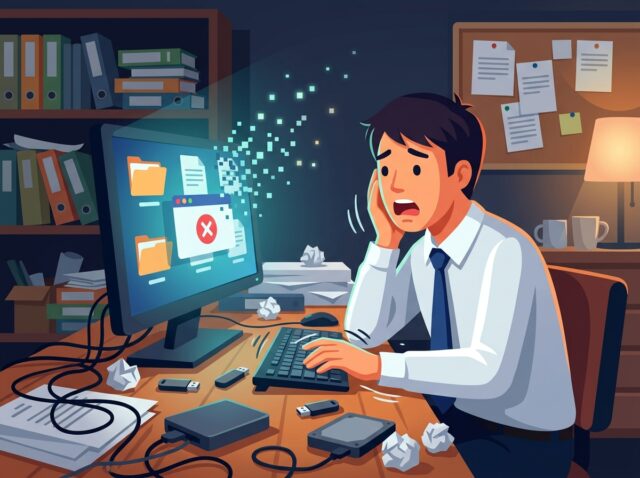 ロボコピーでバックアップを定期的に