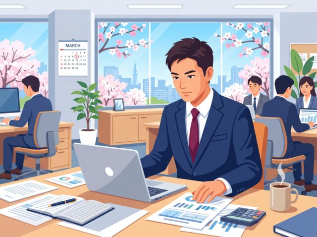 3月決算が多い日本