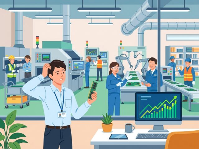 メモリが高騰化