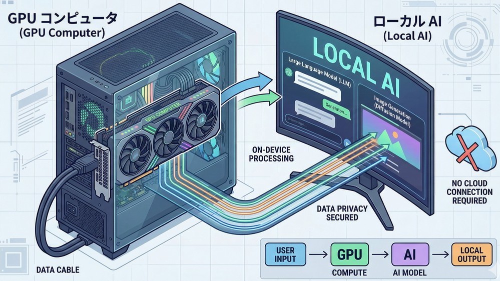 GPUコンピュータでローカルAI