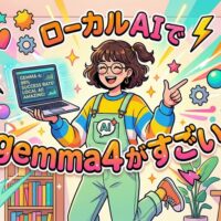 ローカルAIにはgemma4が最適