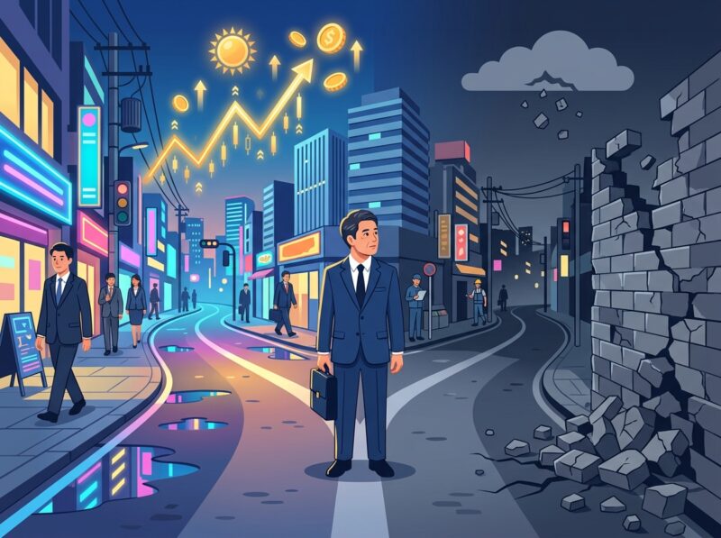 株価6万円でも倒産急増の怪。2026年春、中小企業を蝕む「複合的危機」の正体と今すぐ着手すべき利益防衛策