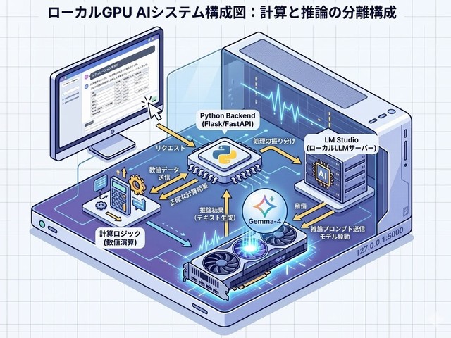 ローカルAI構成図