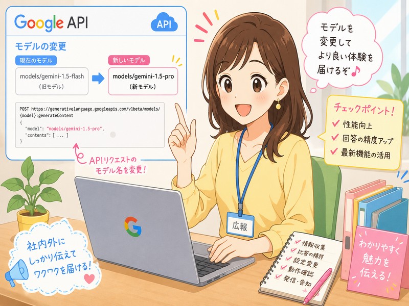 モデルの変更作業