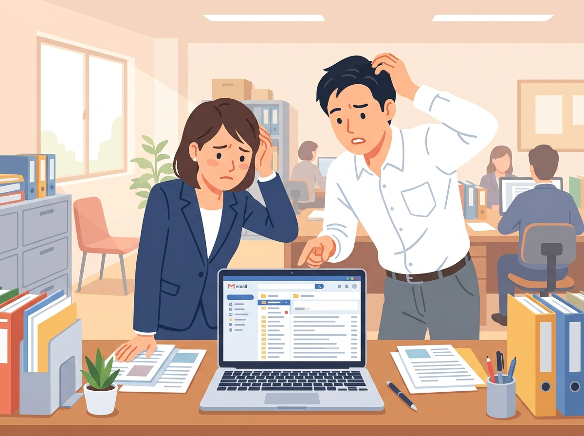 「info@が大混乱…」小規模企業でよくあるメール共有トラブルと現実的な解決策