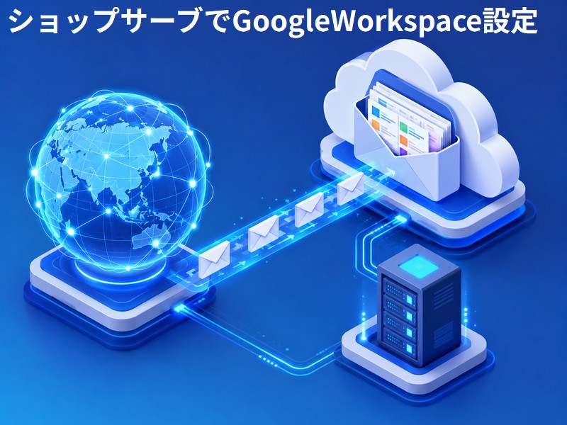 ショップサーブでGoogleWorkspaceを設定する方法