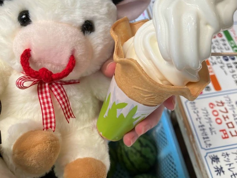 ソフトクリームでほっこり
