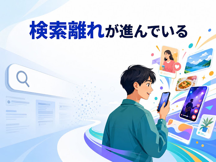 Z世代の買い物起点はSNS合計45.2%が検索を逆転!中小企業が組むべきなのは「SNS×検索」往復導線