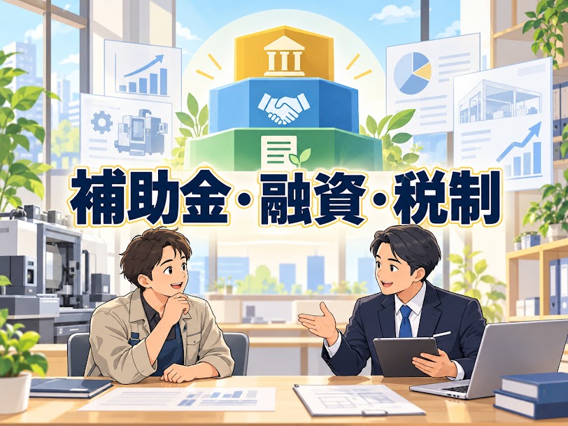 補助金・融資・税制をバラバラに使わないこと！小規模企業の設備投資を成功させる「3階建て」資金計画