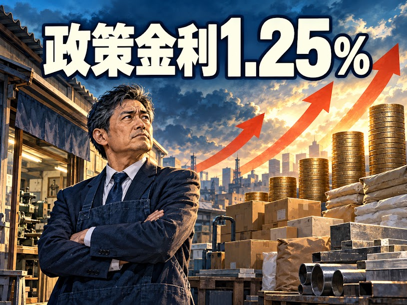 政策金利1.25％時代の借入点検術｜中小企業が地銀・信金の「金利引き上げ」に備える5ステップ