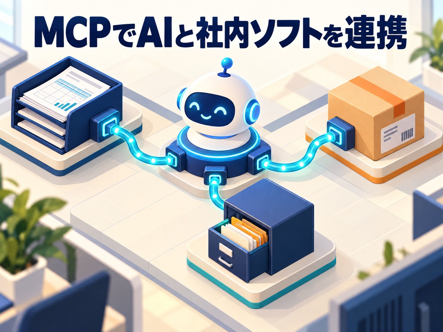 AIと社内ソフトをつなぐ新規格「MCP」とは？中小企業が手作業のコピペ業務をゼロにするDXの進め方