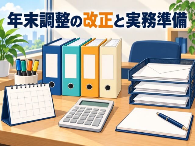 2026年年末調整の4大改正を総点検!基礎控除104万円・給与控除74万円で変わる小規模企業の給与実務と「就労調整」対策