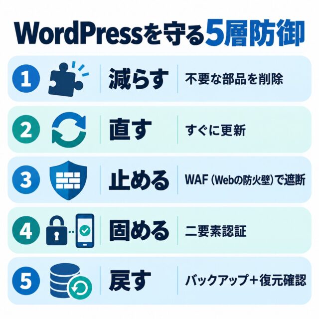 攻撃までわずか5時間!? AIで加速するWordPress攻撃から自社サイトを守る「5層防御」の進め方
