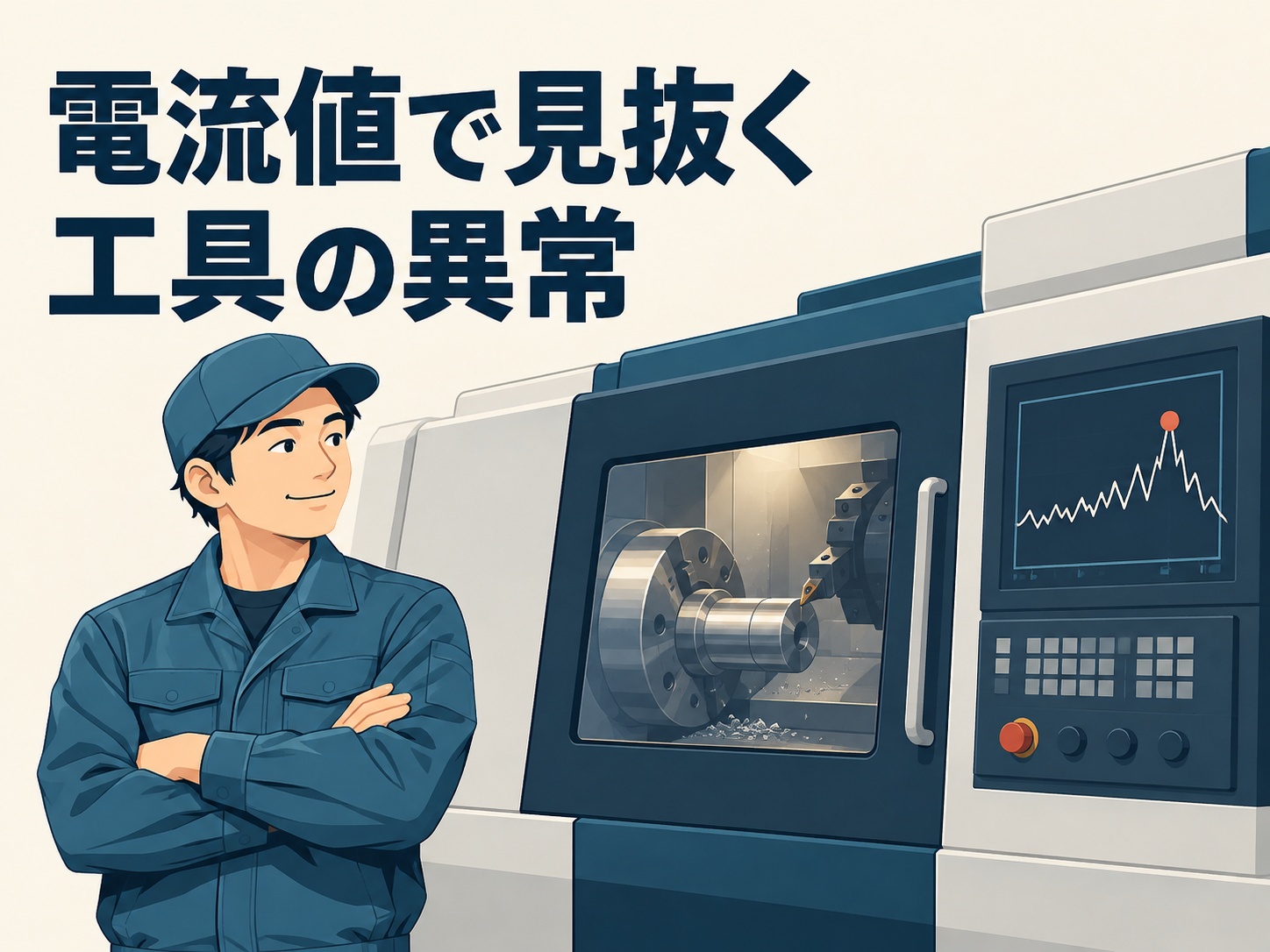 工具の破損・摩耗は「電流値」に表れる｜設備を買い替えずに夜間・多台持ちの加工不良を減らす町工場の急所